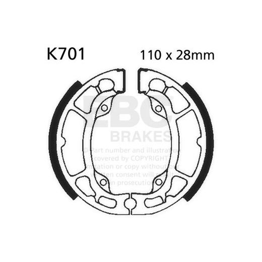 BRAKE SHOE SET EBC K701