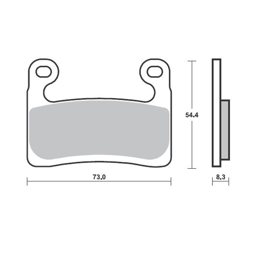 ZAVORNE OBLOGE BREMBO 07GR90SA