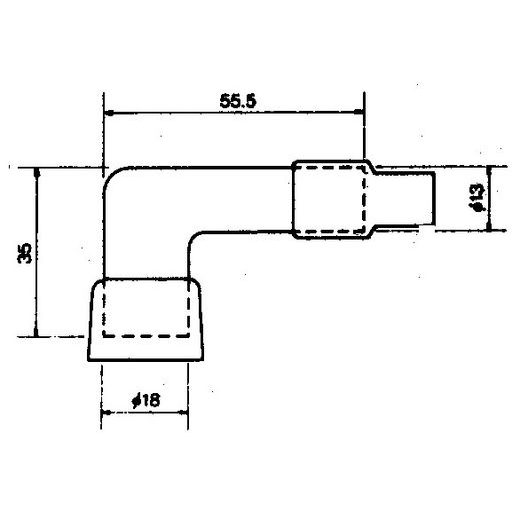 KAPA ZA VŽIGALNO SVEČKO NGK LB01F