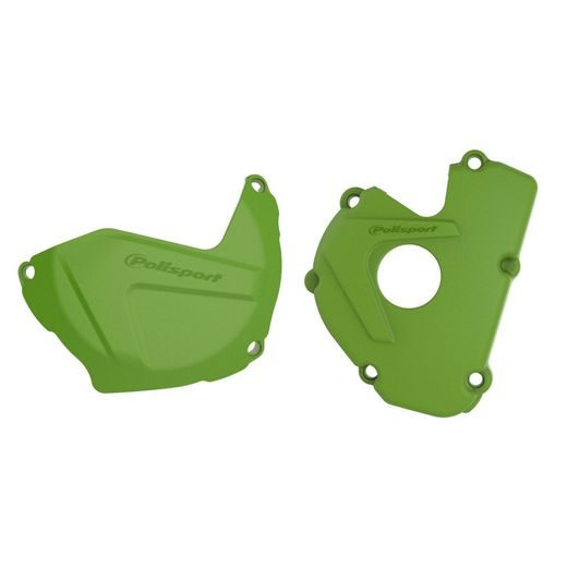 CLUTCH AND IGNITION COVER PROTECTOR KIT POLISPORT ZELENA