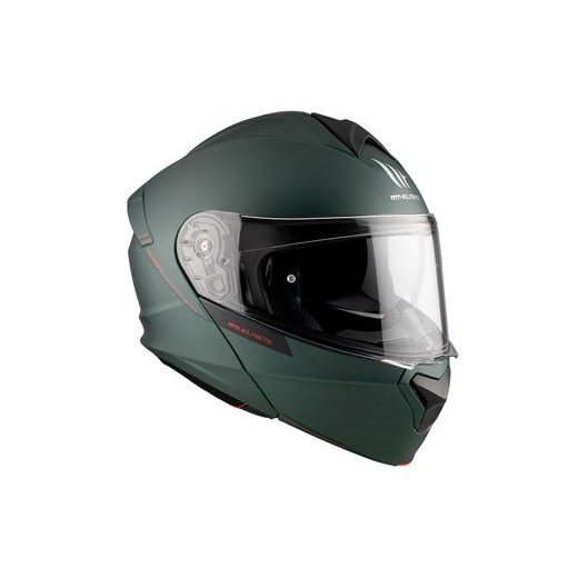 PREKLOPNA ČELADA MT HELMETS GENESIS SV SOLID A6 MATT MATT GREEN XXL