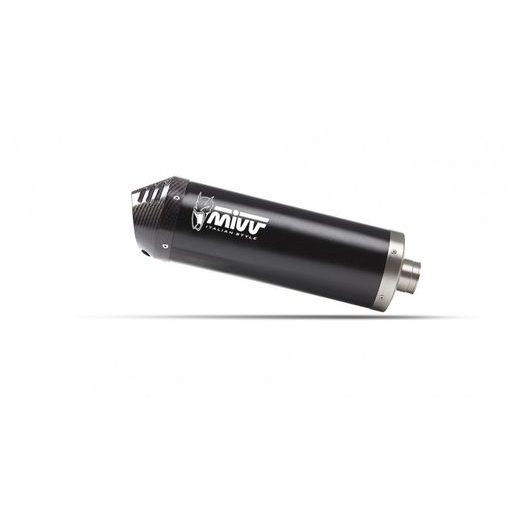DUŠILEC (LONEC) MIVV OVAL SY.004.KVC BLACK WITH CARBON CAP