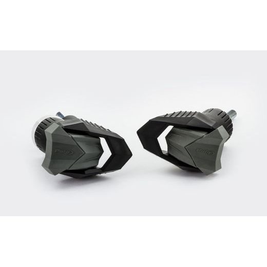FRAME SLIDERS PUIG R19 3538N BLACK WITH GREY RUBBER