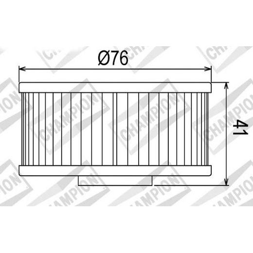 OLJNI FILTER CHAMPION COF044 100609645