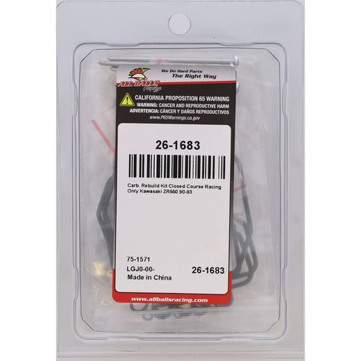 CARBURETOR REBUILD KIT ALL BALLS RACING 26-1683