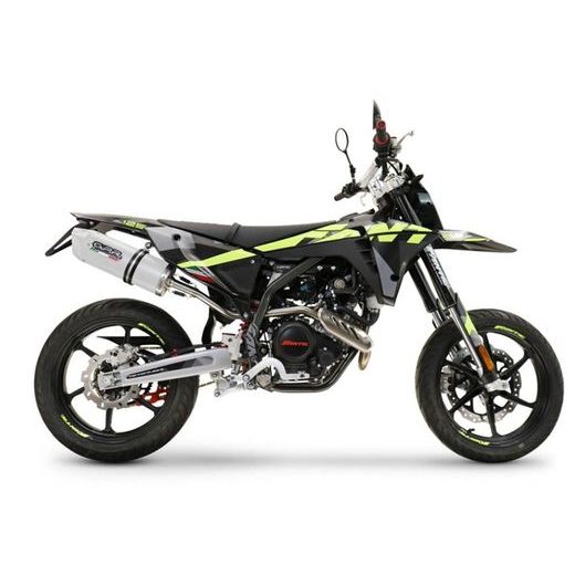 SLIP-ON EXHAUST GPR ALBUS EVO4 FN.4.CAT.ALBE4 WHITE GLOSSY INCLUDING REMOVABLE DB KILLER, LINK PIPE AND CATALYST