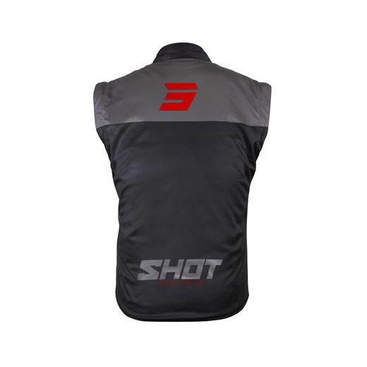 BODY WARMER SHOT LITE A08-15A1-A02-08 BLACK / RED S