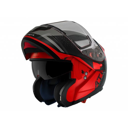 HELMET MT HELMETS ATOM SV MATT RED S