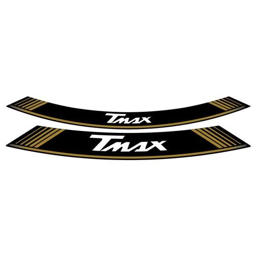 RIM STRIP PUIG T-MAX 5532O ZLATA SET OF 8 RIM STRIPS