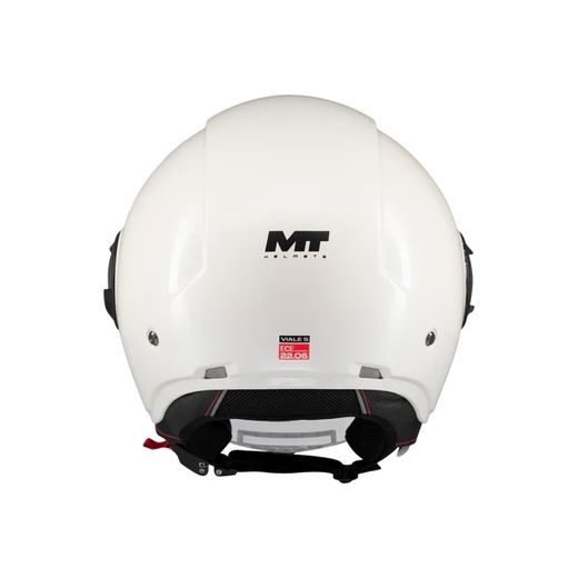 OPEN FACE HELMET MT HELMETS VIALE SV S PURE A0 GLOSS M