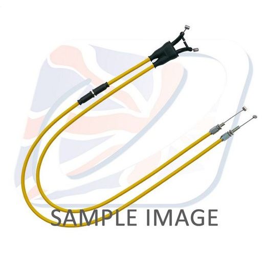THROTTLE CABLES (PAIR) VENHILL T01-4-139-YE FEATHERLIGHT YELLOW
