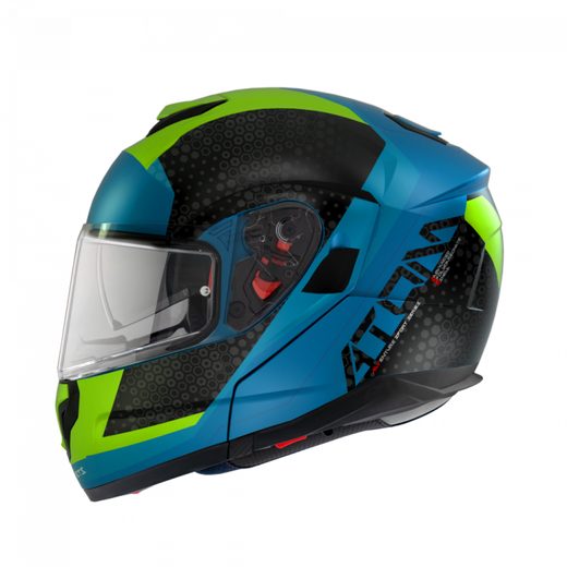 HELMET MT HELMETS ATOM SV GLOSS BLUE XS