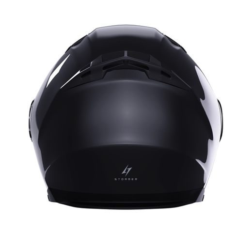 OPEN FACE HELMET STORMER RIVAL BLACK PEARLY S