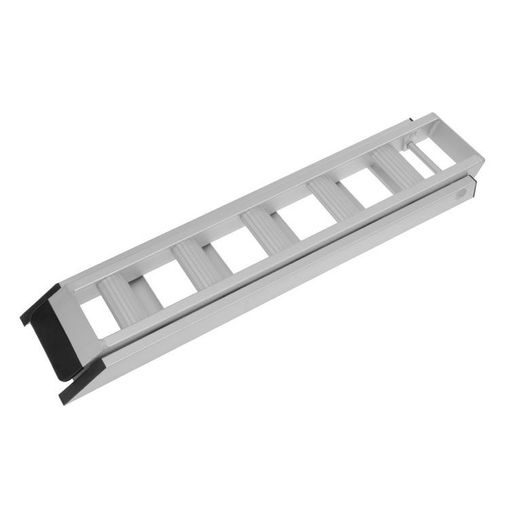 RAMP HALF FOLD LONG ALUMINIUM, 180 CM LONG 18/23 CM WIDE MAX LOAD 300 KG MOTION STUFF