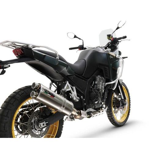 SLIP-ON EXHAUST GPR DUAL INOX KOV.1.DUAL.IO MATTE INOX INCLUDING LINK PIPE AND REMOVABLE DBKILLER