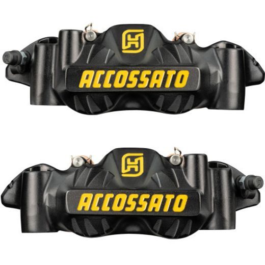 RADIAL BRAKE CALIPER ACCOSSATO PZ004 FORGED MONOBLOCK 108 MM DISTANCE WITH PISTONS IN ALUMINIUM