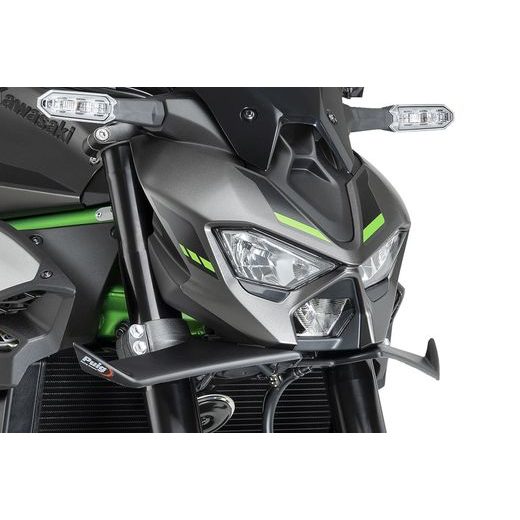 FRONTAL SPOILERS PUIG DOWNFORCE 22446J MATT BLACK