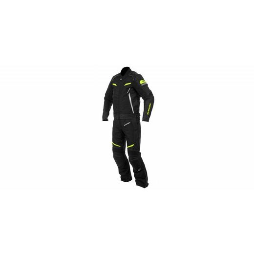 2 PIECE SUIT AYRTON OPTIMUS M105-20-58 BLACK/YELLOW FLUO 58