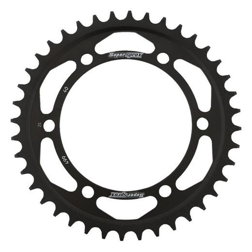 ZADNJI VERIŽNIK (ZOBNIK) SUPERSPROX RFE-499:40-BLK ČRNA 40T, 530