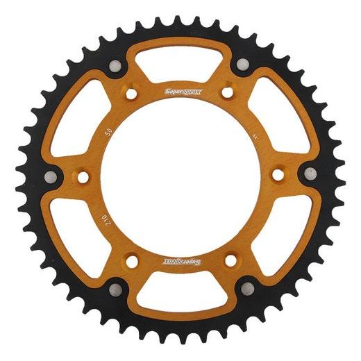 REAR SPROCKET SUPERSPROX STEALTH RST-210:50-GLD ZLATA 50T, 520