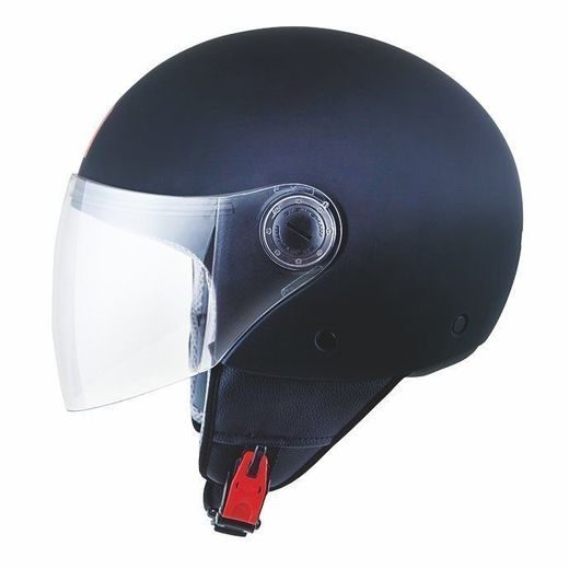 HELMET MT HELMETS STREET - SQUARE (OF501) ČRNA XS