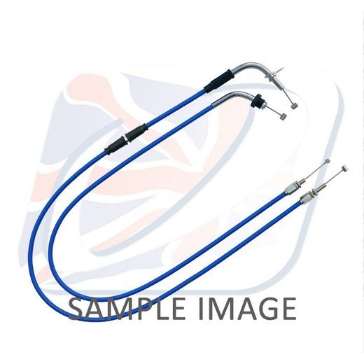 THROTTLE CABLES (PAIR) VENHILL K02-4-108-BL FEATHERLIGHT MODER