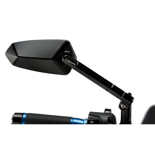 VZVRATNO OGLEDALO PUIG F1.1. 017NN BLACK / BLACK RIGHT (INCLUDING ADAPTER)