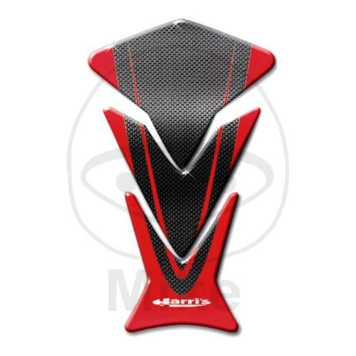 TANK PROTECTOR JMT CARBON RED 200 X 115 MM