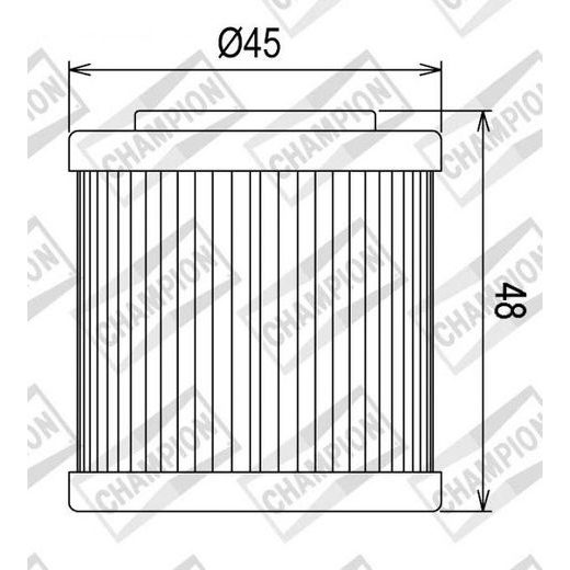 OLJNI FILTER CHAMPION COF054 100609225