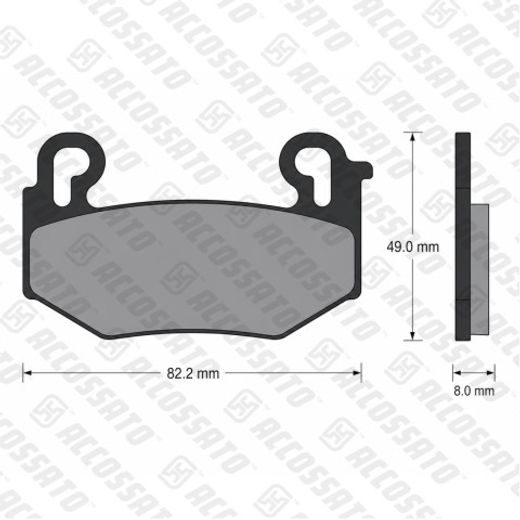 ZAVORNE OBLOGE ACCOSSATO AGPA125 ST