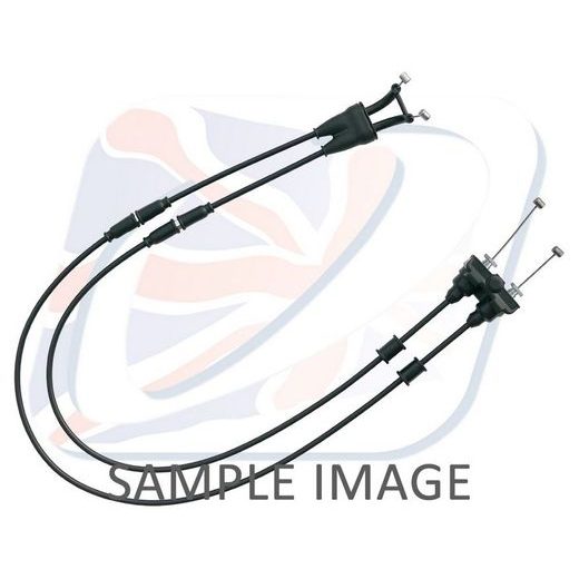 THROTTLE CABLES (PAIR) VENHILL Y01-4-077-BL FEATHERLIGHT MODER