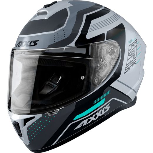 FULL FACE HELMET AXXIS DRAKEN ABS COUGAR A2 GREY MATT XS