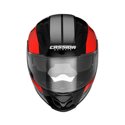 INTEGRALNA ČELADA CASSIDA APEX JAWA RED / BLACK / GREY M