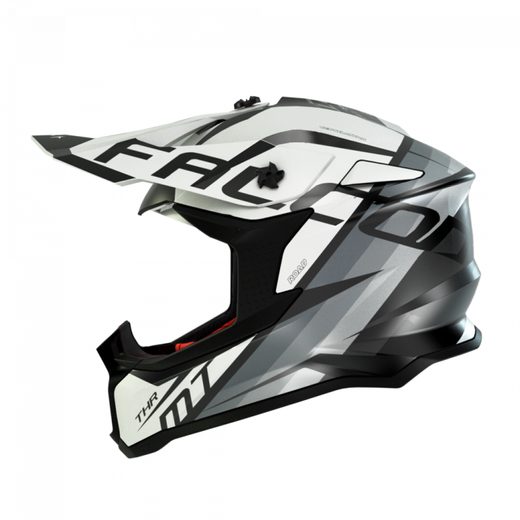 HELMET MT HELMETS FALCON THR B2 MATT GREY XS