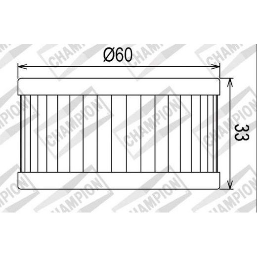 OLJNI FILTER CHAMPION COF036 100609455