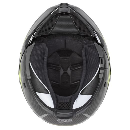 INTEGRALNA ČELADA CASSIDA MODULO 2.1 PLUS CARBON GLOSS CARBON/YELLOW FLUO/REFLECTIVE SILVER/BLACK L