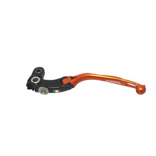 FOLDING LEVER ACCOSSATO ALUMINIUM, MASTER CYLINDER ORANŽNA