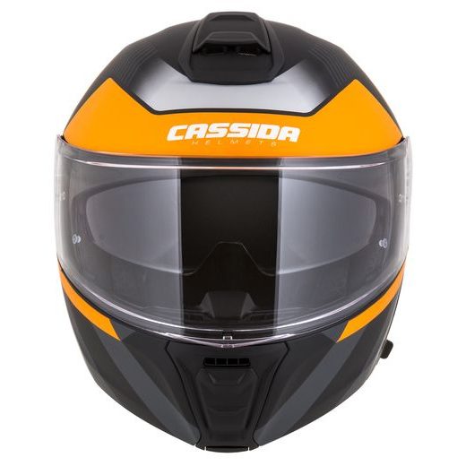 INTEGRALNA ČELADA CASSIDA MODULO 2.1 PROFILE BLACK MATT/GREY/ORANGE XS