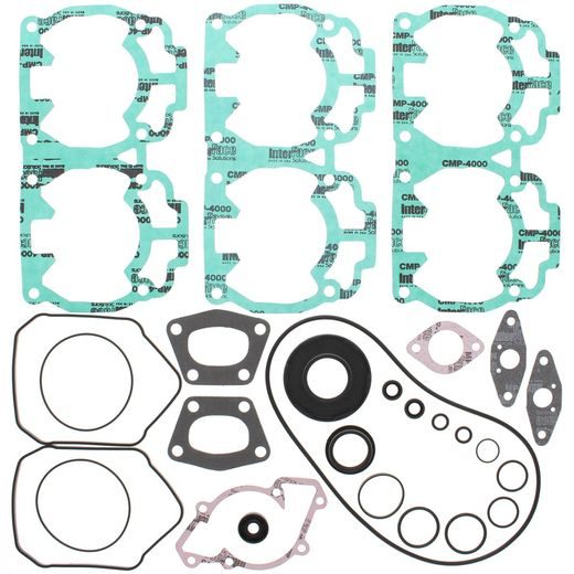 COMPLETE GASKET KIT WITH OIL SEALS WINDEROSA CGKOS 711256