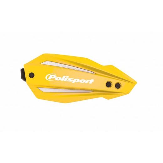 HANDGUARD POLISPORT BULLIT FWA 8308600009 WITH UNIVERSAL MOUNTING KIT YELLOW RM 01