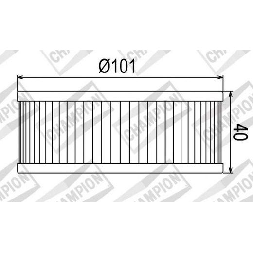 OLJNI FILTER CHAMPION COF046 100609815