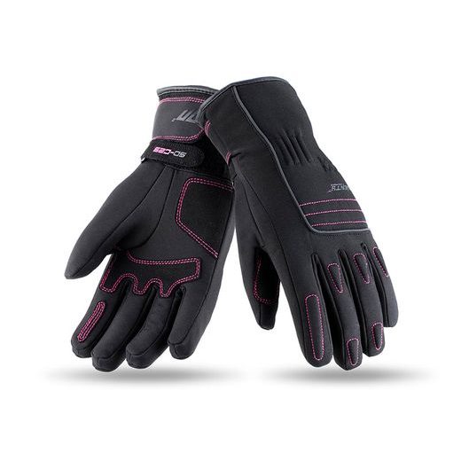 ROKAVICE SEVENTY DEGREES 70° SD-C29 BLACK/PINK L