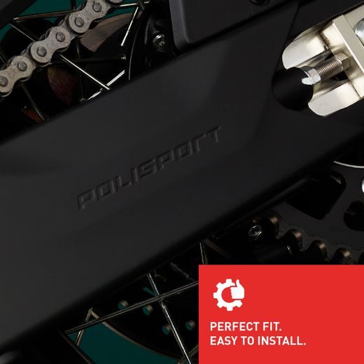 SWINGARM PROTECTORS POLISPORT 8505500001 ČRN