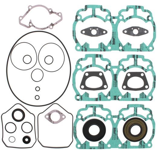 COMPLETE GASKET KIT WITH OIL SEALS WINDEROSA CGKOS 711235