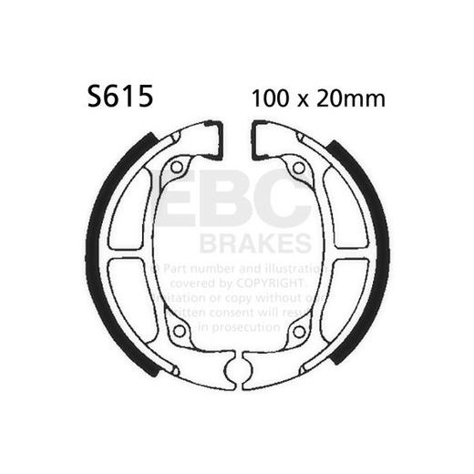 BRAKE SHOE SET EBC S615