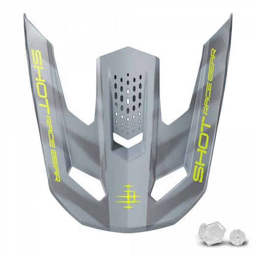 HELMET PEAK SHOT SPEED TIGER A04-21OB-E03-P01 GREY MATT