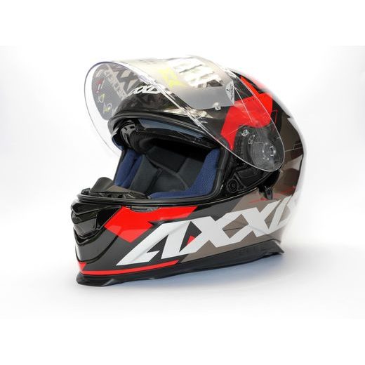 FULL FACE HELMET AXXIS EAGLE SV DIAGON D1 GLOSS RED S