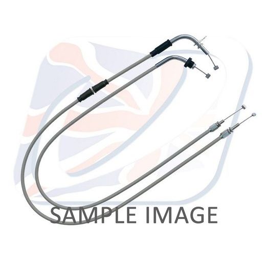 THROTTLE CABLES (PAIR) VENHILL H02-4-081-GY FEATHERLIGHT SIVA