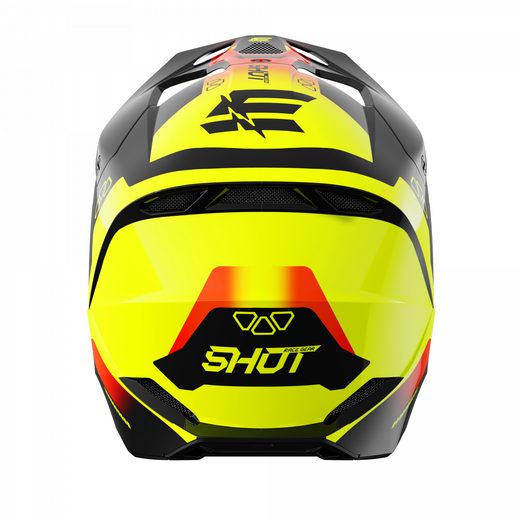 HELMET SHOT FURIOUS KID ROCKET A04-21OC-DK1 NEON YELLOW GLOSSY YM