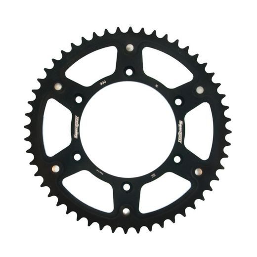 REAR SPROCKET SUPERSPROX STEALTH RST-990:52-BLK ČRNA 52T, 520